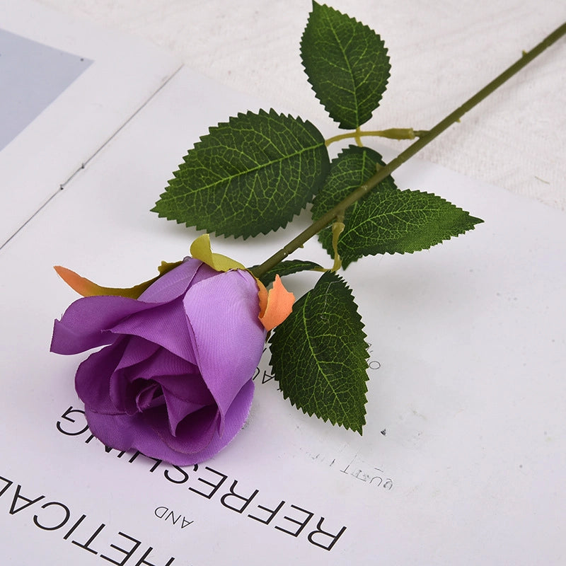 Office Culture/realistic Simulation/rose Simulation For Office Decoration