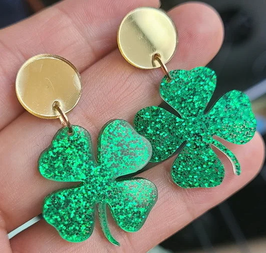 Clover St. Patrick's Day Earrings