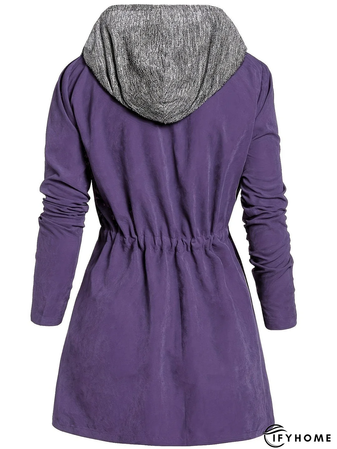 Plus Size Winter Coat with Pockets | IFYHOME