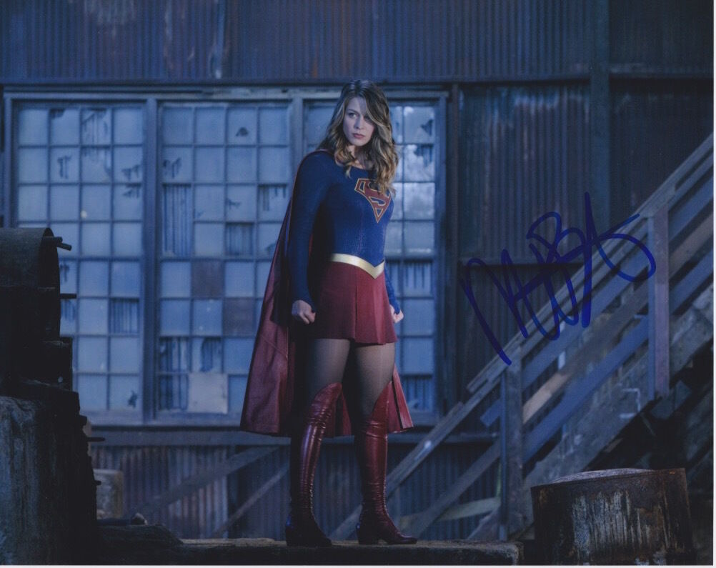 Melissa Benoist (Supergirl) signed authentic 8x10 Photo Poster painting COA