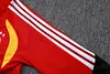 Joyfball 2026 Kids Size Germany Long Zipped Jacket Red Football Jersey 1:1 Thai Quality 