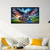 Diamond Painting-DIY Full Round Drill American Eagle(70*40 CM)