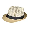 Gioiacombo&trade; Cappello di paglia parasole da esterno da uomo di mezza et&agrave; e anziani in lino