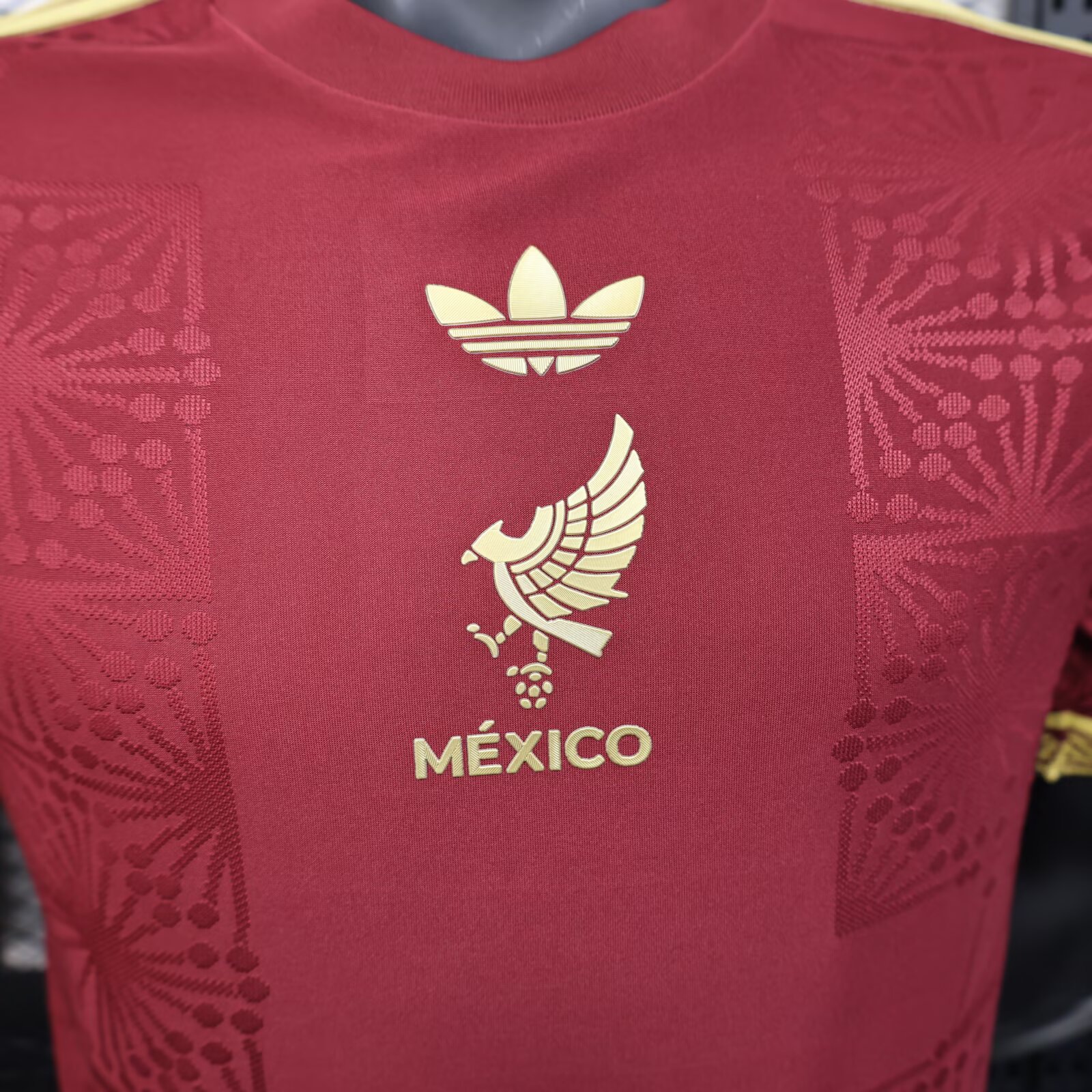 2025 Mexico Red Player Version Men's Football T-Shirt Thai Quality