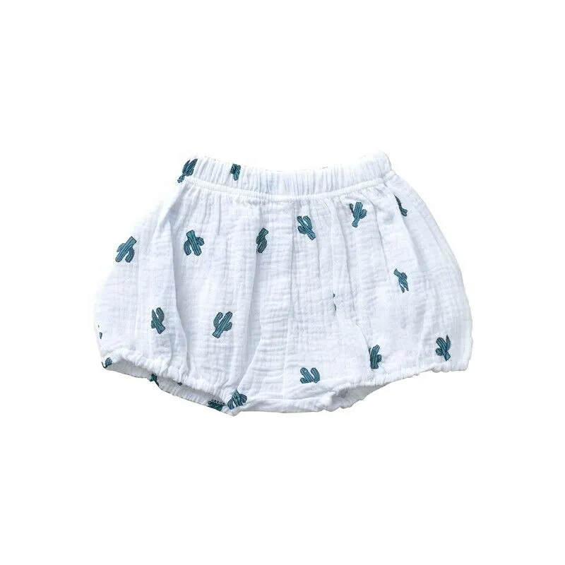 Baby Infant Girl Boy Cotton Linen Bloomer Shorts Pants Bottoms Underwear