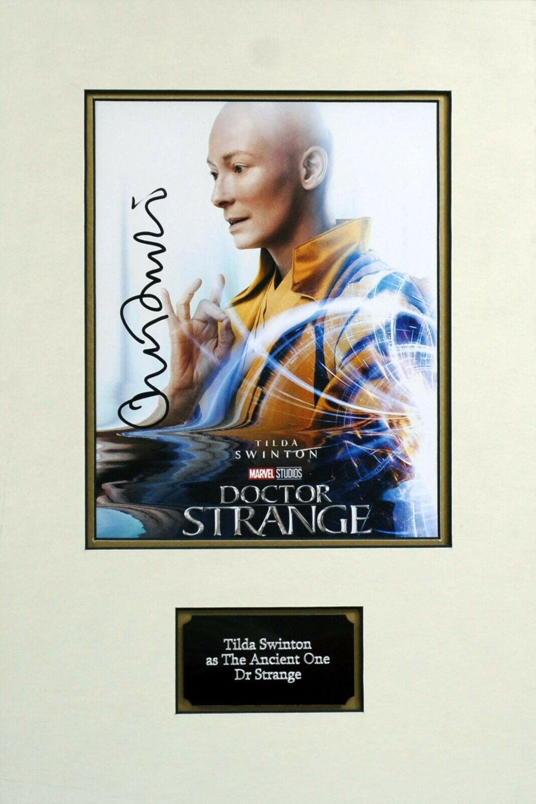 Tilda SWINTON Dr Strange Ancient One Signed & Mounted 10x8 Photo Poster painting AFTAL RD COA