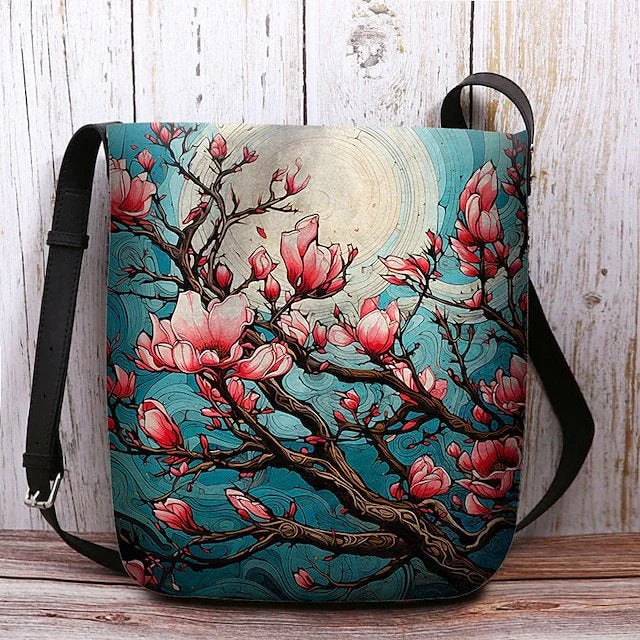 Style & Comfort for Mature Women Women's Floral Print Crossbody Bag