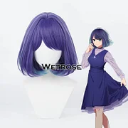 [Wetrose] In Stock Kurokawa Akane Wig Cosplay Oshi no Ko Long Short Kurogawa Hoshino Ai Blue Purple Violet Bob Straight Hair