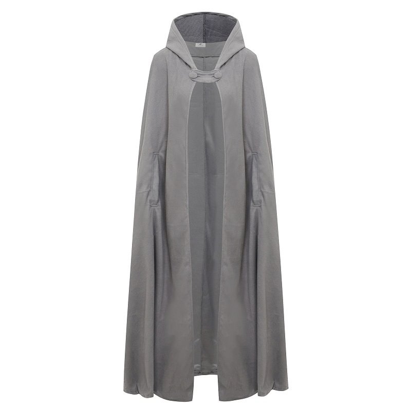 Four-color Hooded Lace-up Shawl Lengthened Three-quarter Sleeve Hoodies