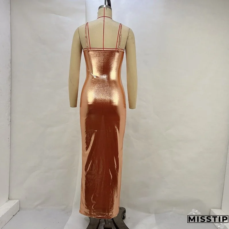 Women Summer Sexy Cutout Strap Dress