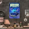 American  classic mercury 1950 - Panneaux en &eacute;tain m&eacute;tallique(20*30cm/30*40cm) - Garage
