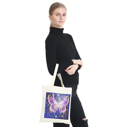 DIY Diamond Painting Handbag Aesthetic Tote Bag for Woman Art Storage Bags