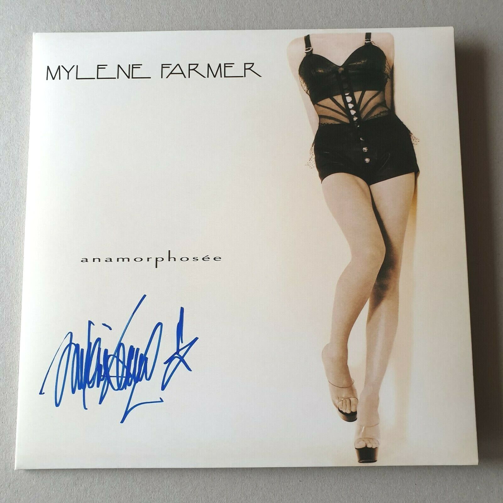 MYLENE FARMER - ANAMORPHOSEE In-Person Signed Autographed Vinyl LP RACC TRUSTED