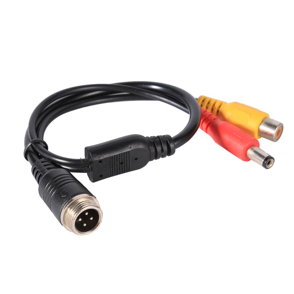 

M12 4Pin Aviation Head to RCA Female DC Male Extension Cable Adapter Wire, 501 Original