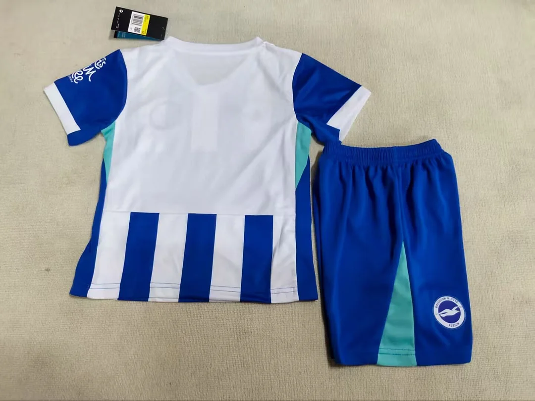 25/26 Brighton Home Kids Kit  Football Shirt Thai Qualtiy
