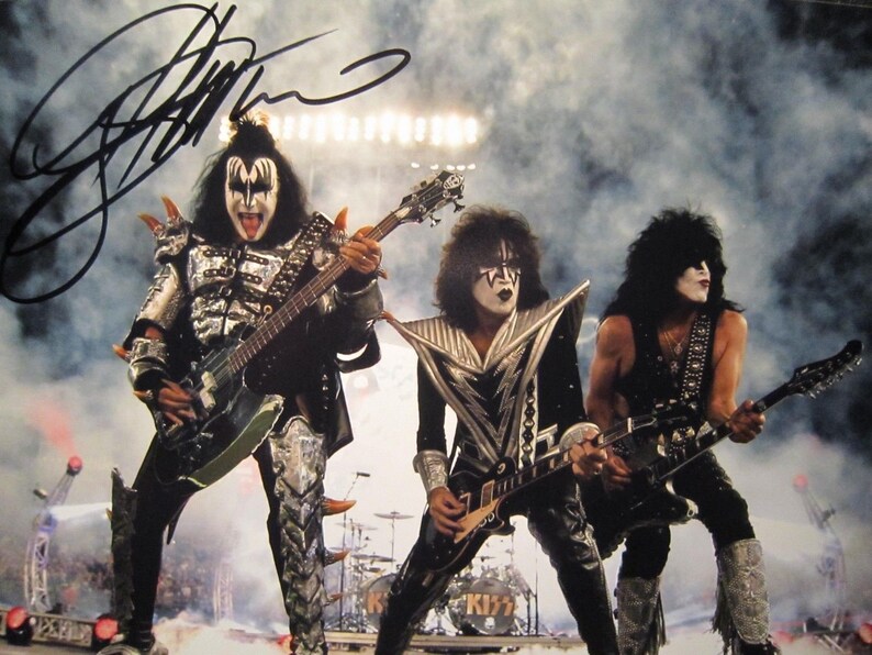 Kiss Gene Simmons 8.5x11 Autographed Signed Reprint Photo Poster painting