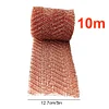 Copper Mesh Slug Repeller Rustproof Copper Net for Pest Control (12.7cmx10m)
