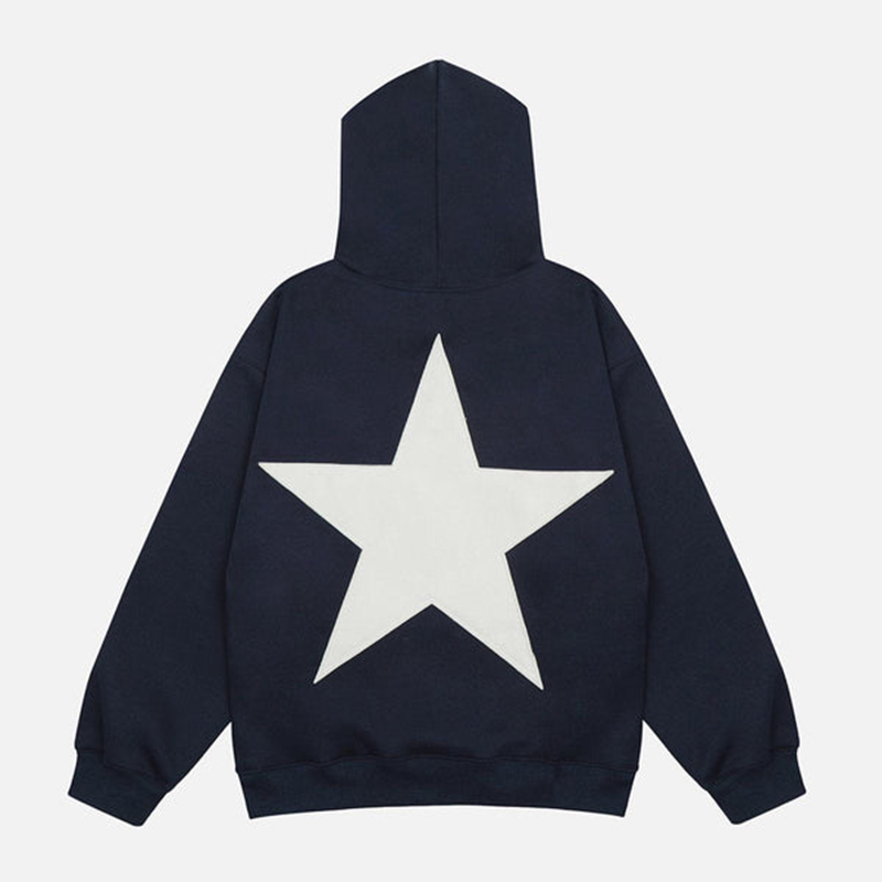 Stylish star pattern hoodie