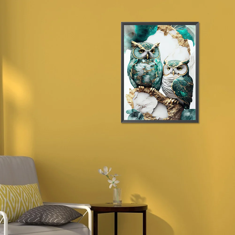 Diamond Painting - Full Round Drill - Owl(Canvas|30*40cm)