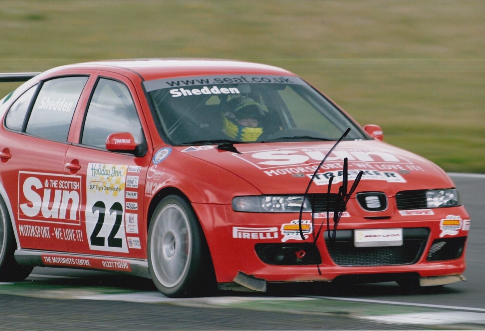 Gordon Shedden Hand Signed Seat 12x8 Photo Poster painting Touring Cars.