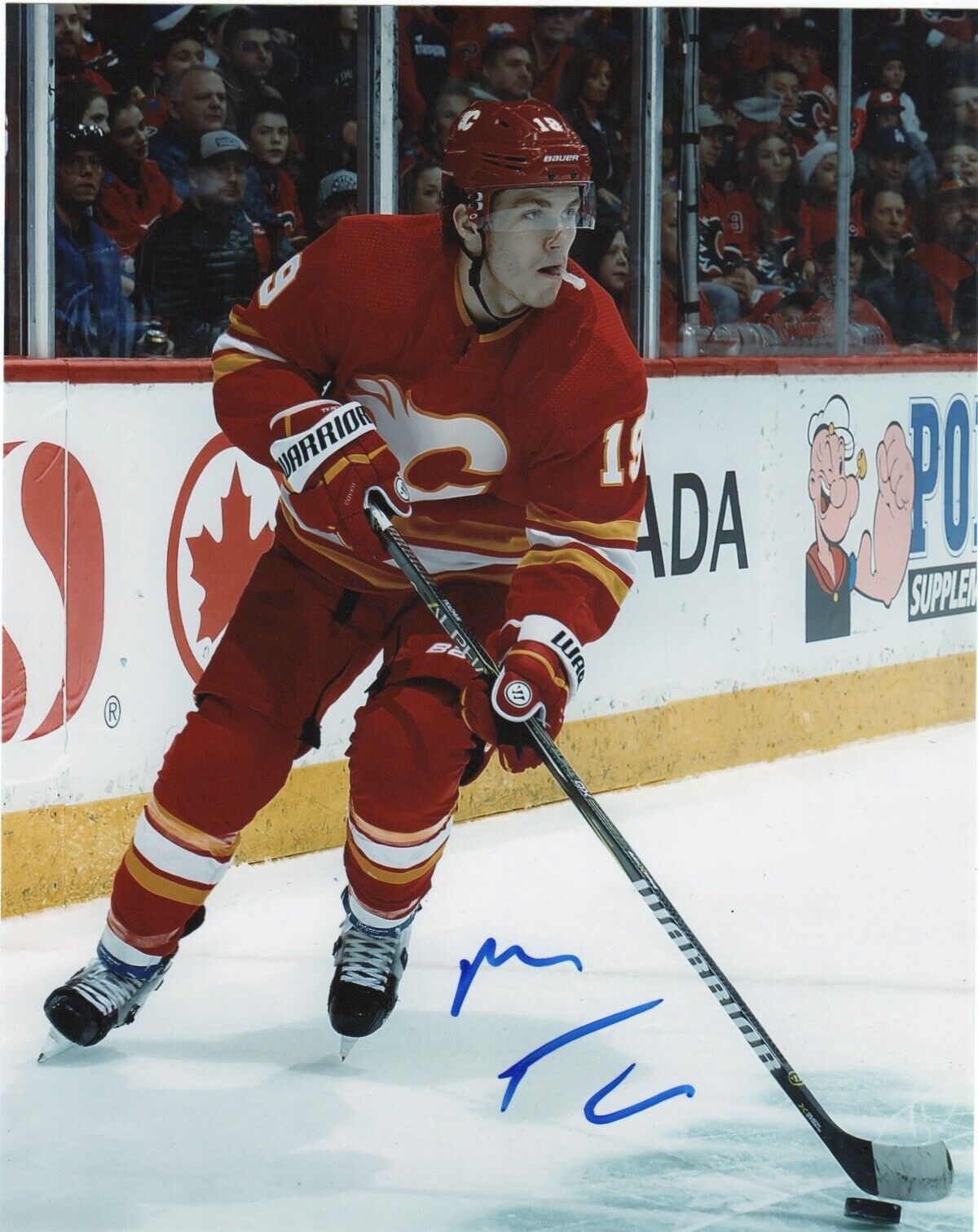 Calgary Flames Matthew Tkachuk Autographed Signed 8x10 NHL Photo Poster painting COA #3