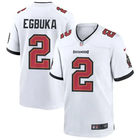 Youth '76 Tampa Bay Buccaneers #2 Emeka Egbuka  White Player Game Jersey