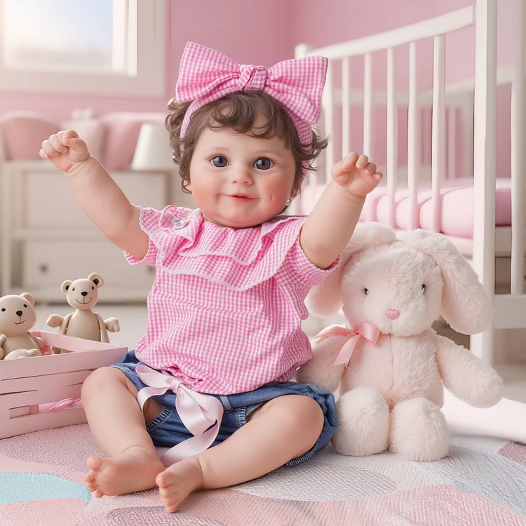 Babeside Smiling Reborn Baby Maddy 20'' Older Girl Building Lovely Memories