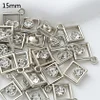 Silver Rhinestone ABS Acrylic Pendants DIY Accessories