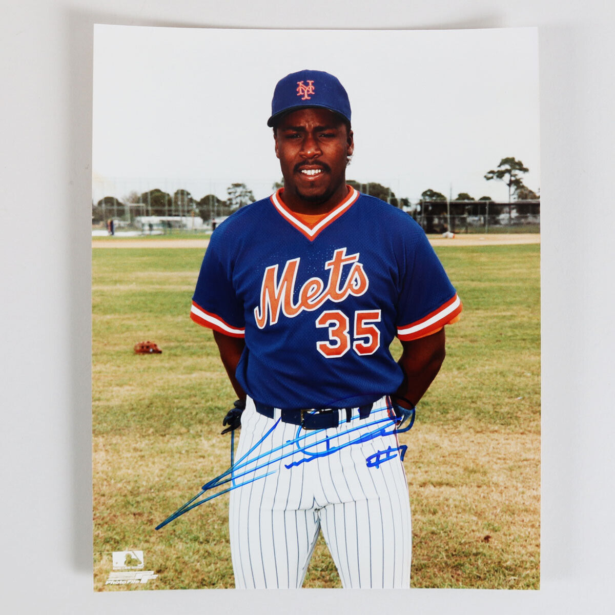 Kevin Mitchell Signed Photo Poster painting Mets 8x10 - COA