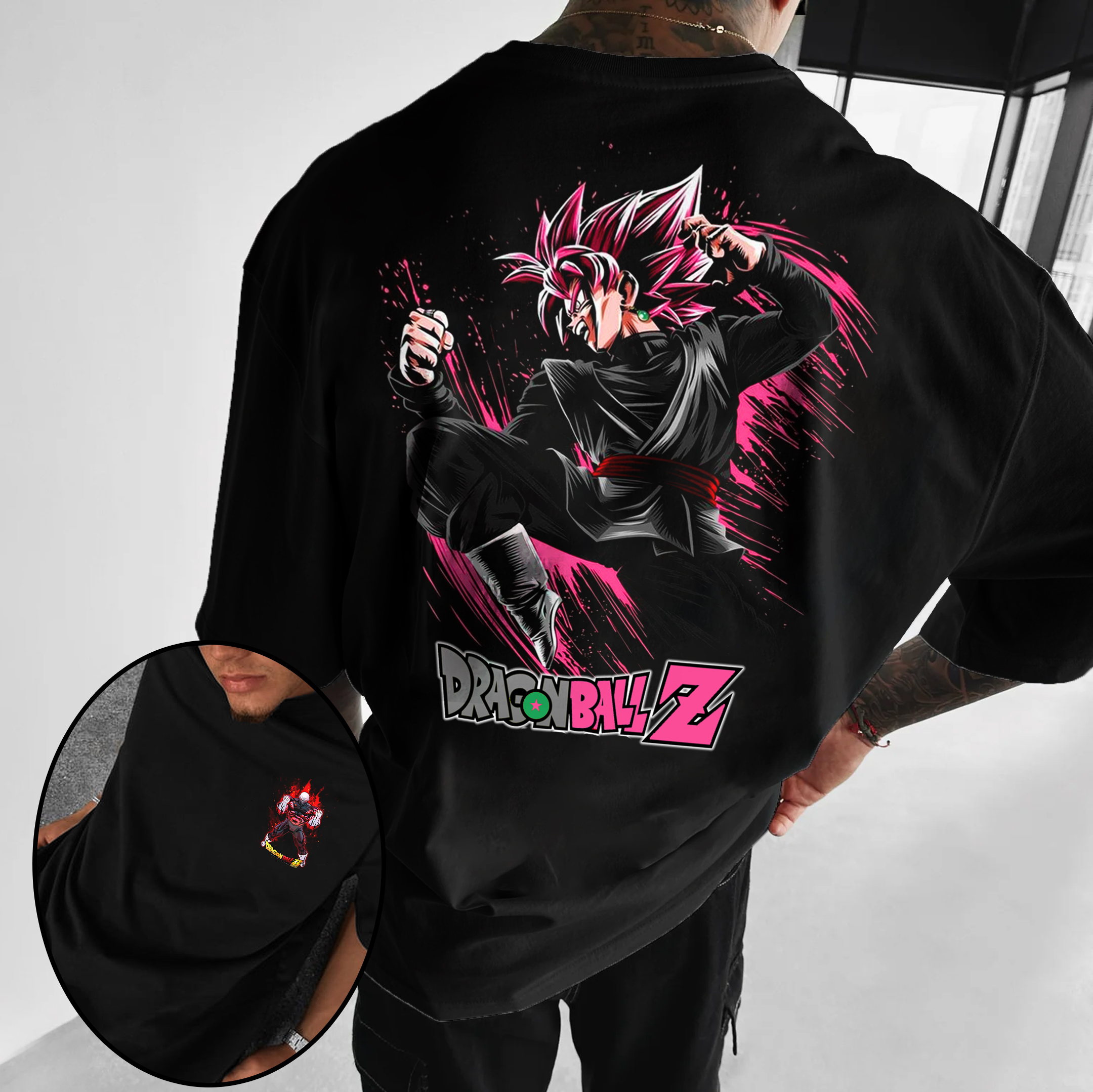 Unisex Anime Print Buu T-shirt
