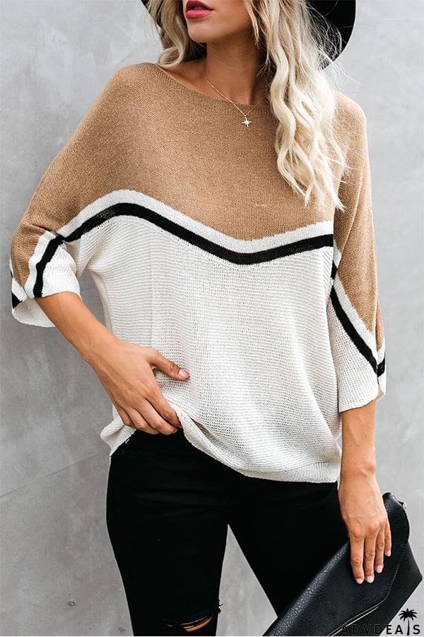 M Shape Bat Shirt Sweater