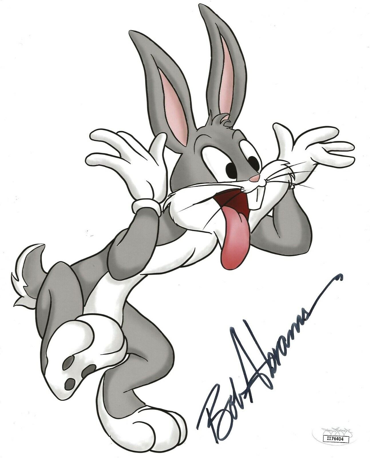 Bob Abrams Cartoonist signed Bugs Bunny 8x10 Photo Poster painting autographed JSA