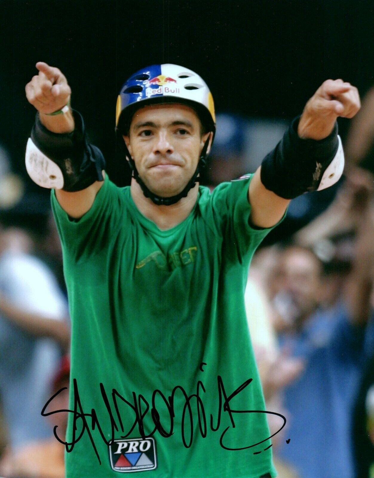 Sandro Dias Skateboarder X-Games Hand Signed 8x10 Autographed Photo Poster painting COA 3