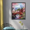 Snow Mountain And Plum Blossom-14CT Stamped Cross Stitch 45*55cm/17.72*21.65in tapestrymarket