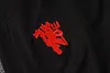 Joyfball 2024/2025 Manchester United Half-Pull Training Suit Black Football Shirt 1:1 Thai Quality