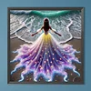 Diamond Painting -DIY Full Round Drill Beach Girls(40*40CM)