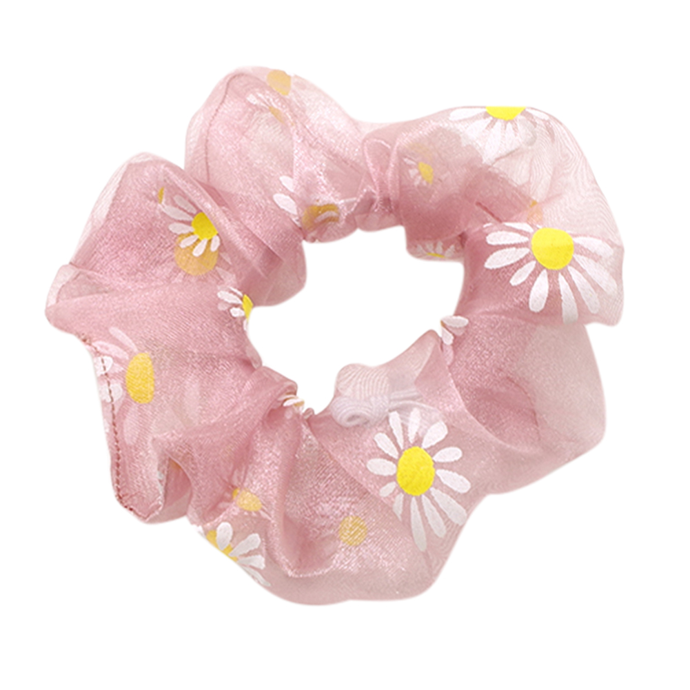 

Daisy Print Scrunchies Elastic Hair Ring Ties Gauze Ponytail Holder Rope, Blue, 501 Original