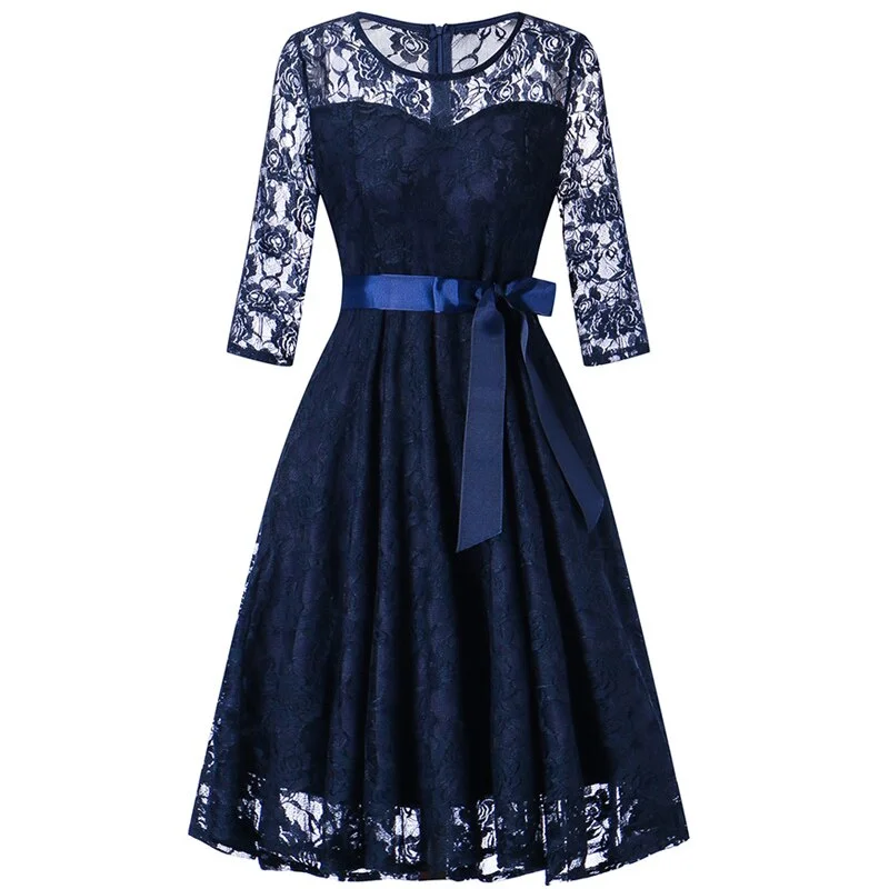 New Bridesmaid fashion new neck lace pendant tail dress banquet dress girl's beauty graduation ceremony presided dress vestidos