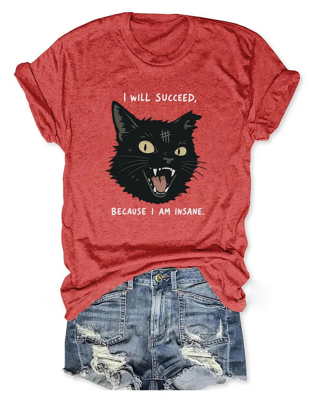 I Will Succeed Because I Am Insane T-shirt