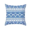 Blue Floral Plush Home Living Creative Sofa Cushion Pillow Cover