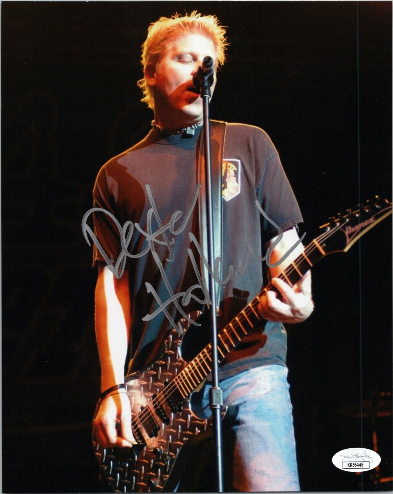 DEXTER HOLLAND Authentic Hand-Signed THE OFFSPRING