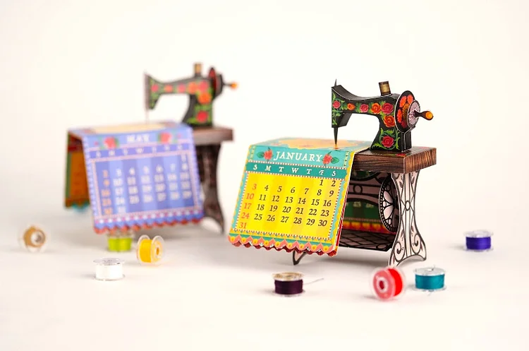 DIY 2024 Sewing Machine Calendar