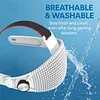Soft Rubber HeadStrap for Meta Quest 3/3S Accessories Adjustable Replacement Strap Breathable Enhanced Support and Reduce Facial Stress