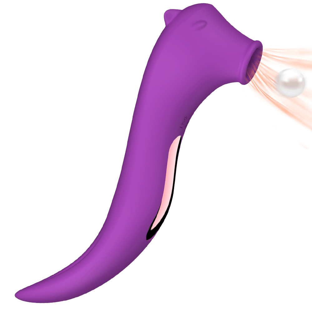Dolphin 2-in-1 Sucking And Vibrating Clitoris Stimulator Rosetoy Official