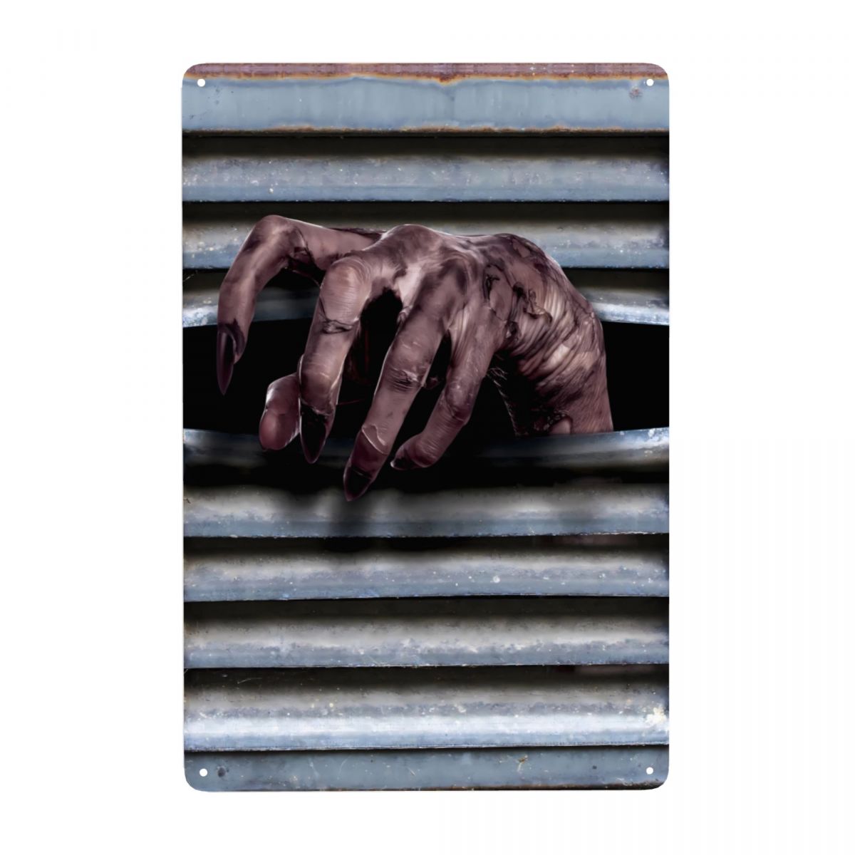 Witch in the Vent Metal Tin Sign 12 X 8 INCH