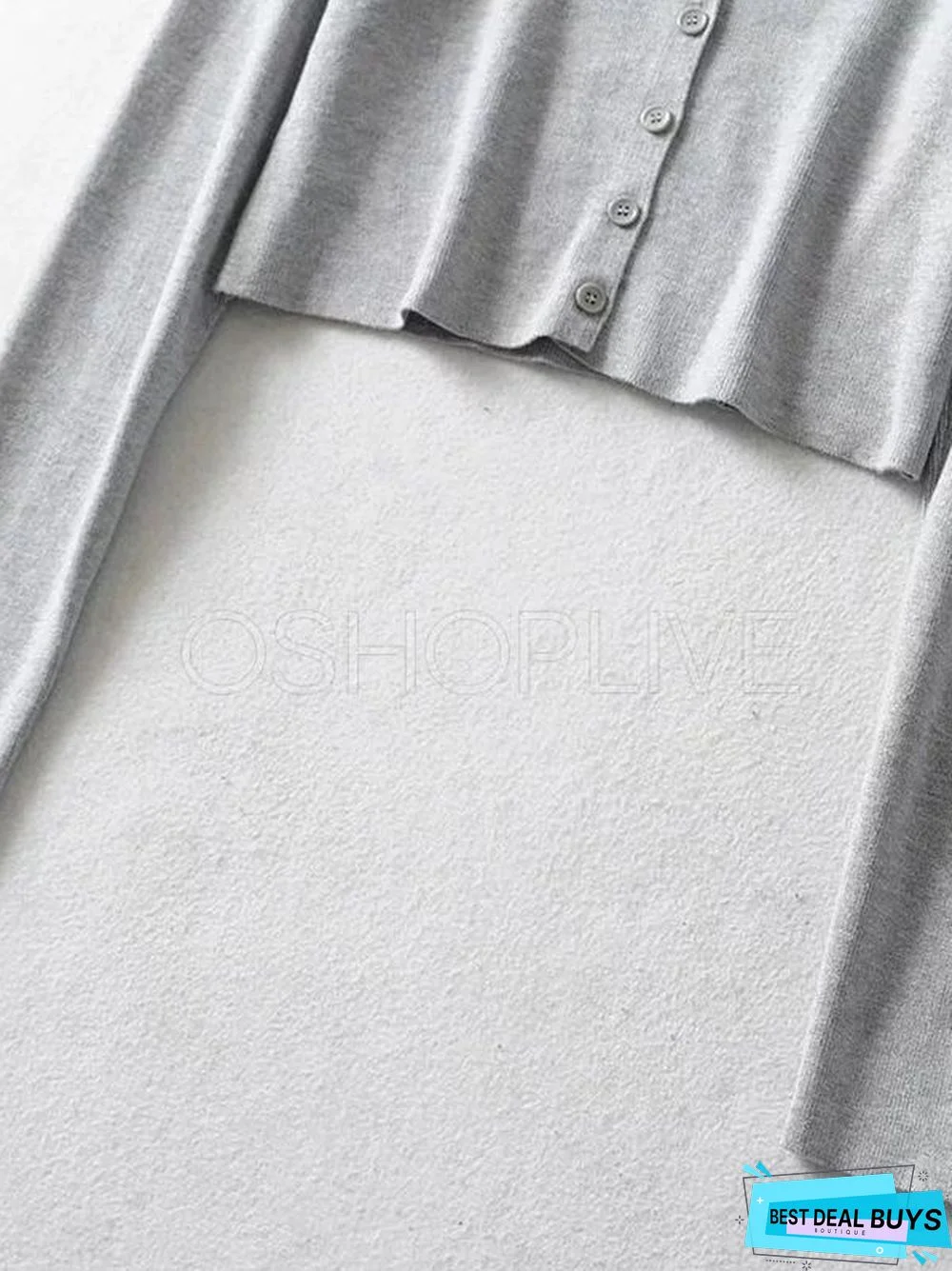 Sexy Plain Short Knitwear