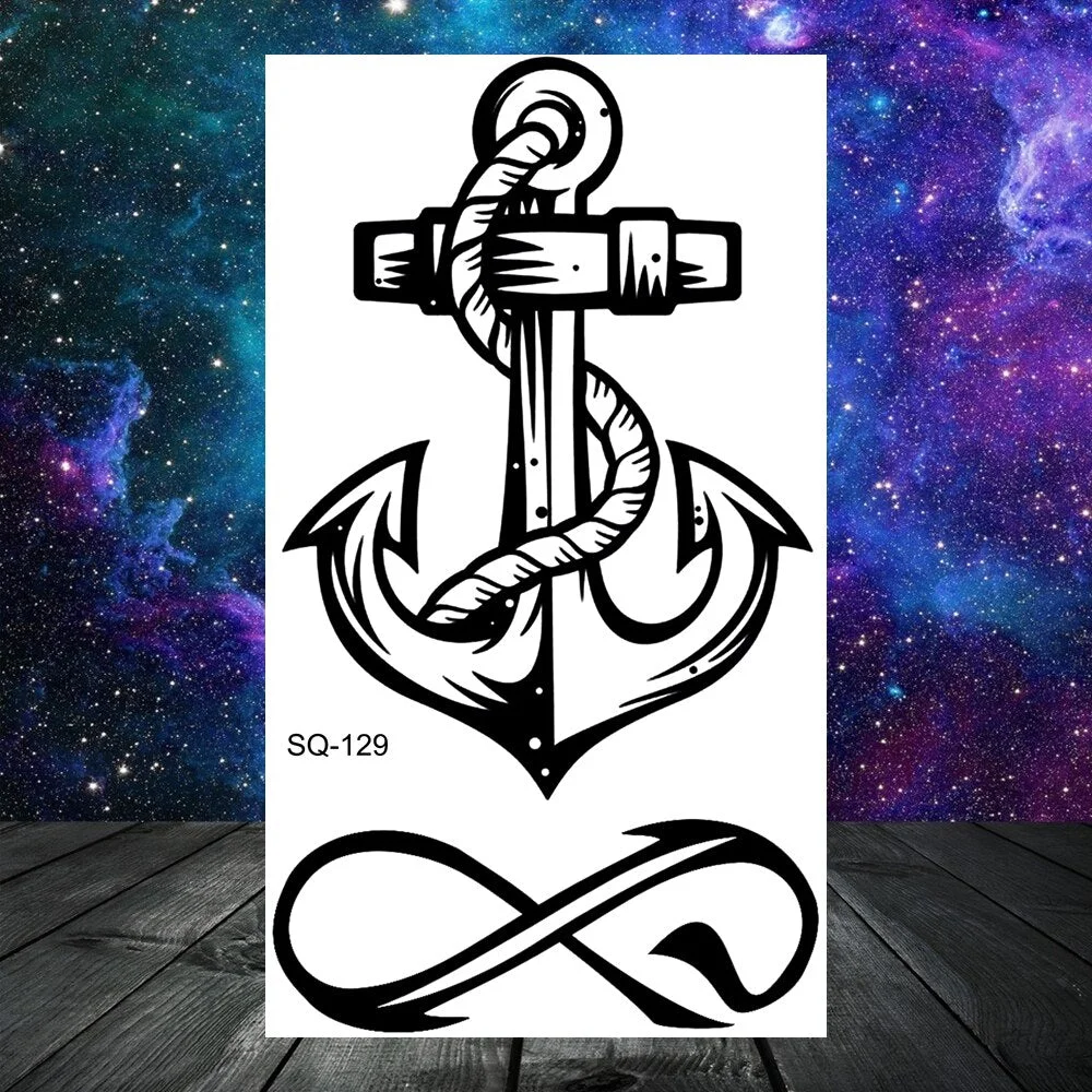 Realistic Thorns Dragon Wolf Tatoos Temporary Tattoos For Adult Men Kids Lion Tiger Skull Fake Tattoo Neck Arm Hands Small Tatoo