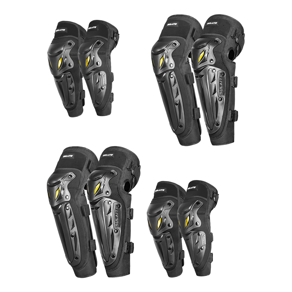 

2/4pcs SULAITE Reflective Motorcycle Fleece Knee Pads Riding Elbow Guard, Suit, 501 Original