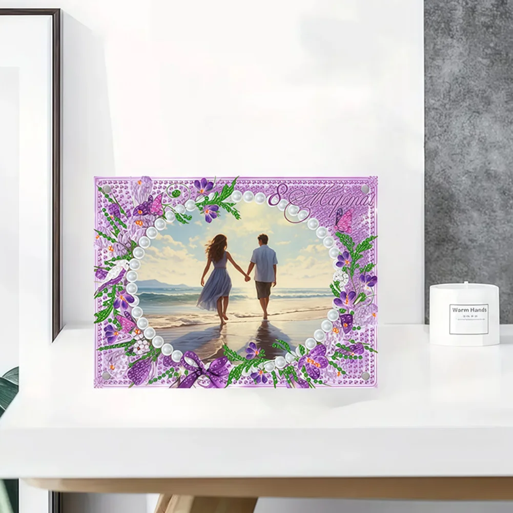 Special Shape Magnolia Table Top Diamond Painting Frame Kits for Beginners