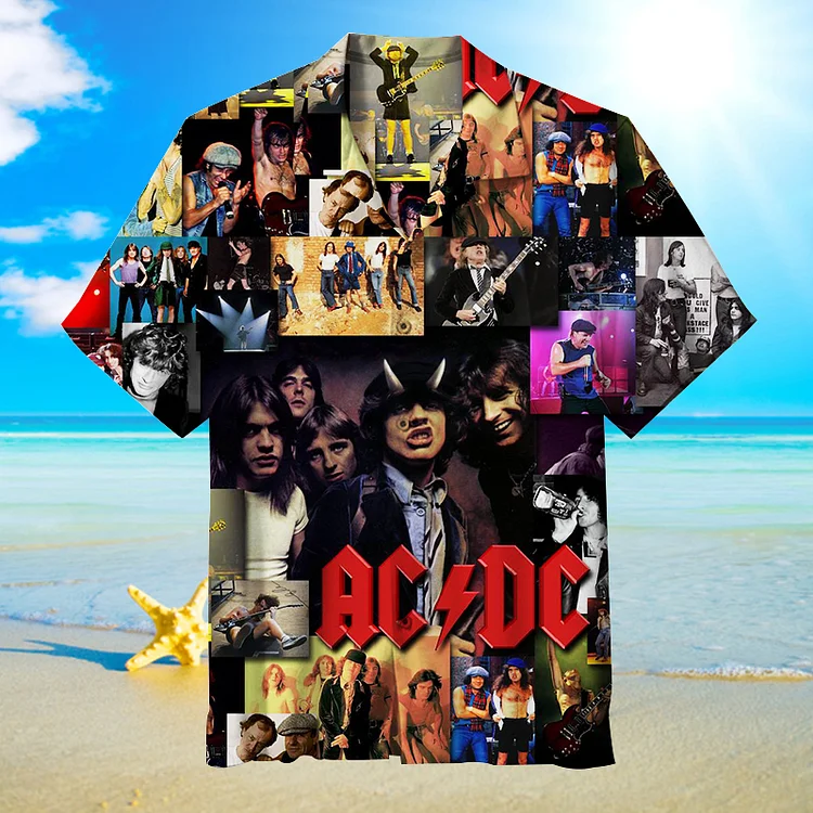 AC DC | Unisex Hawaiian Shirt